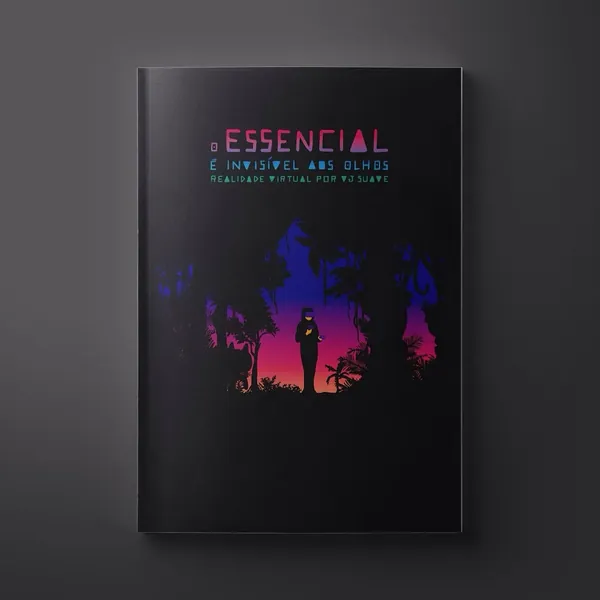 Revista “O essencial é invisível aos olhos” com capa em impressão colorida